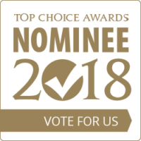 Picture of We are an Official Nominee for the 2018 Top Choice Award